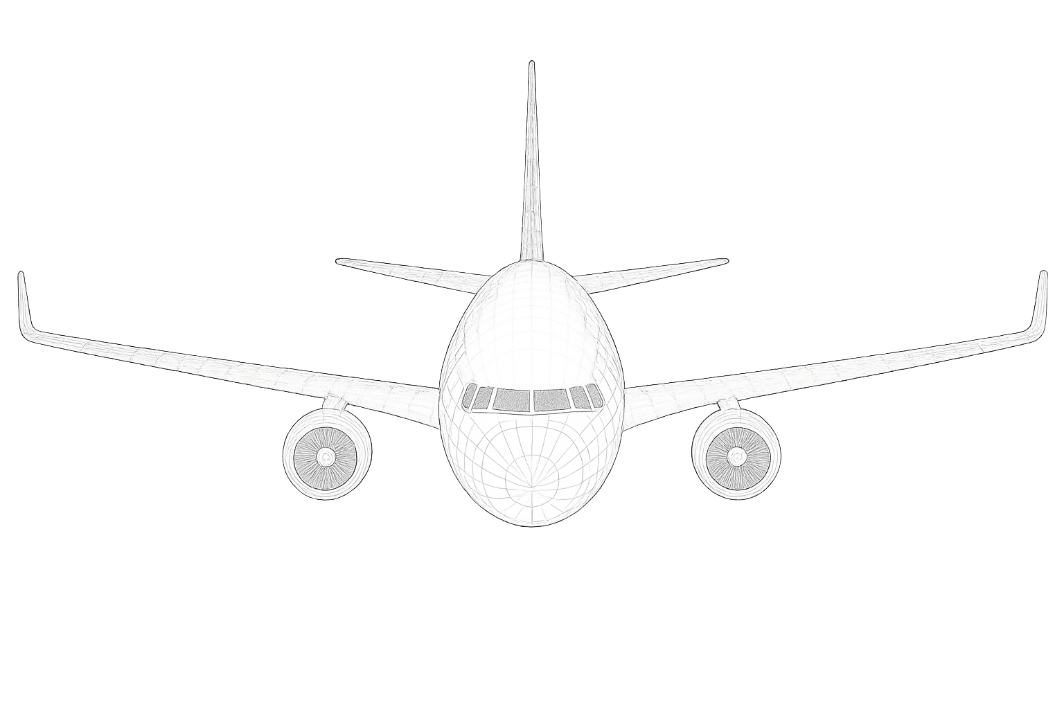 Airplane Wireframe